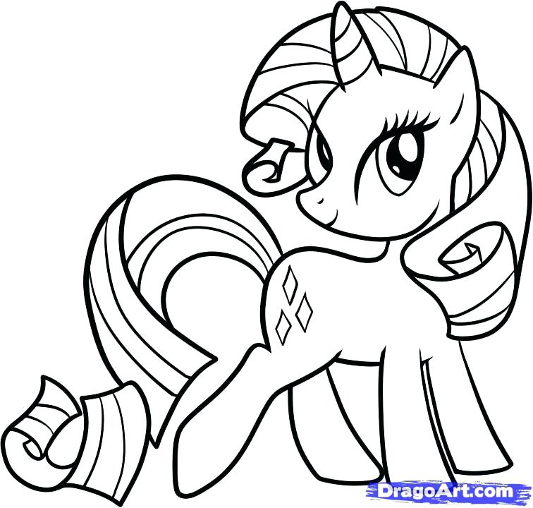 756x720 Coloring Pony Coloring Pages Rarity My Little Pony Coloring Pages