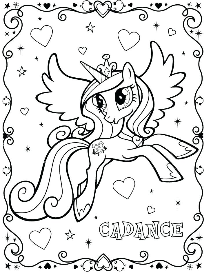 728x942 My Little Pony Friendship Is Magic Coloring Pages With Medium Size