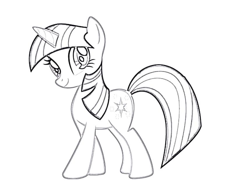 My Little Pony Princess Twilight Sparkle Coloring Pages