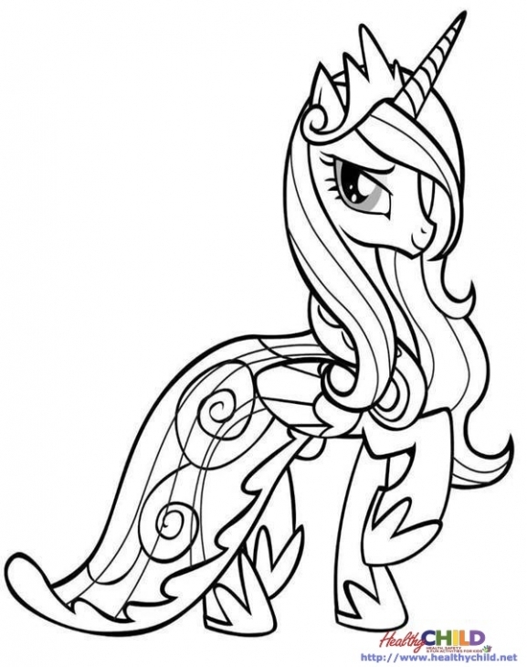 577x730 Free Image Of My Little Pony To Color For Little Girls Coloring