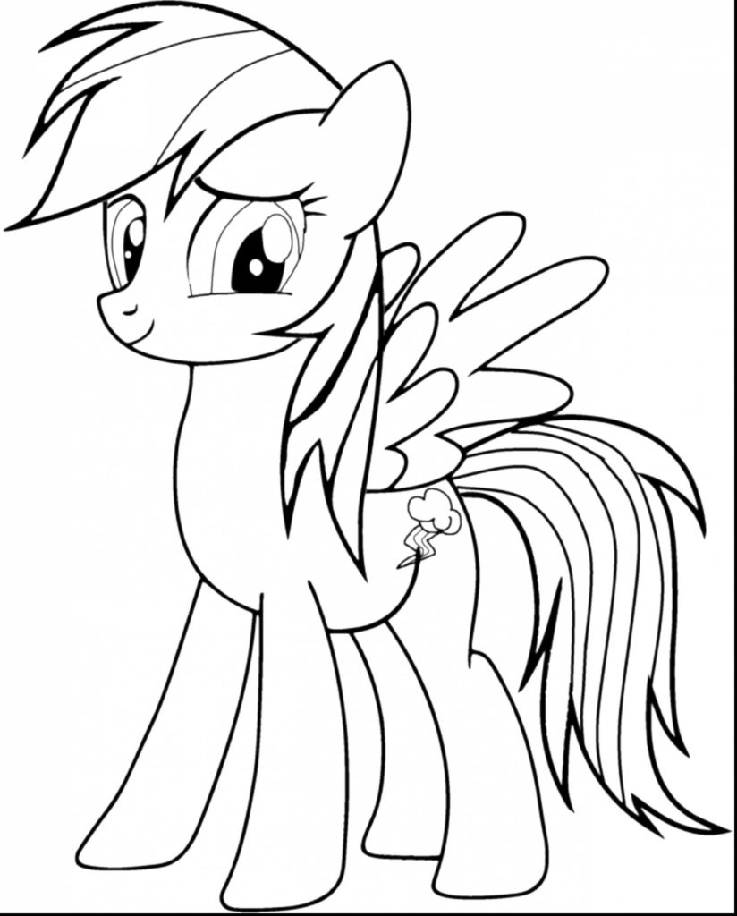 824x1024 My Little Pony Rainbow Dash Coloring Pages Page 900 1100 High