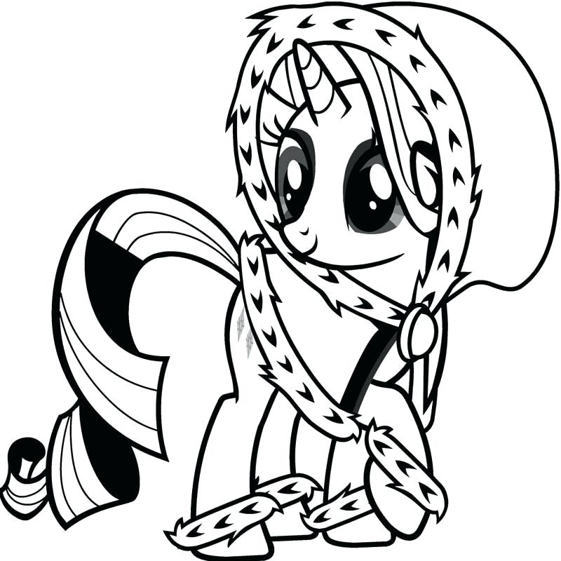 800x800 Pagina Para Colorear Pony Print My Little Pony Little Rarity