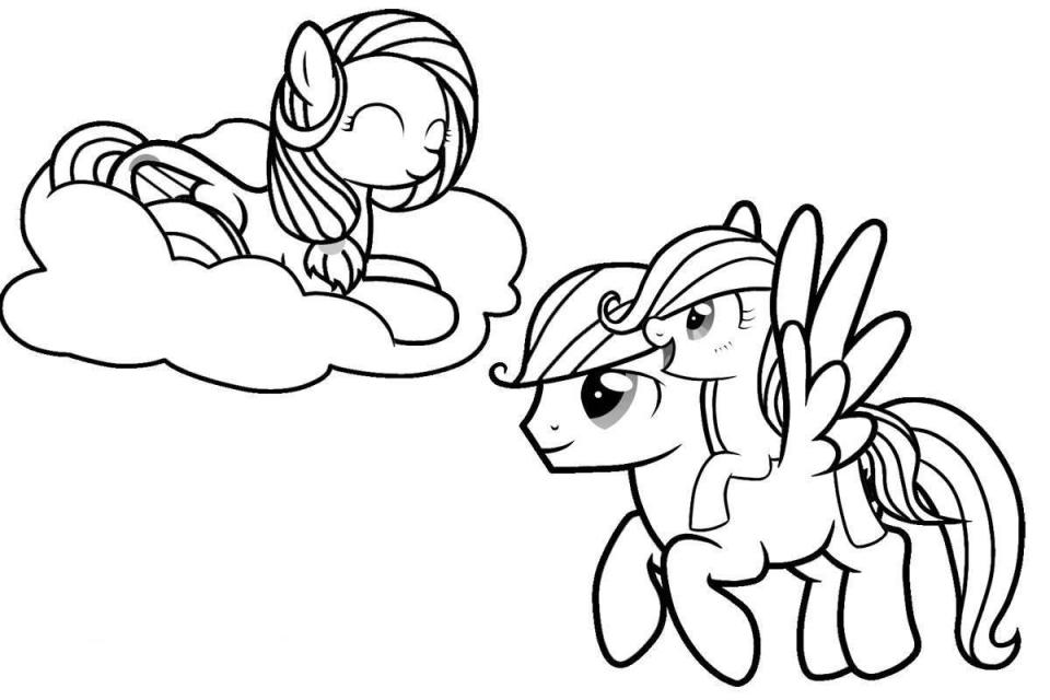 My Little Pony Scootaloo Coloring Pages