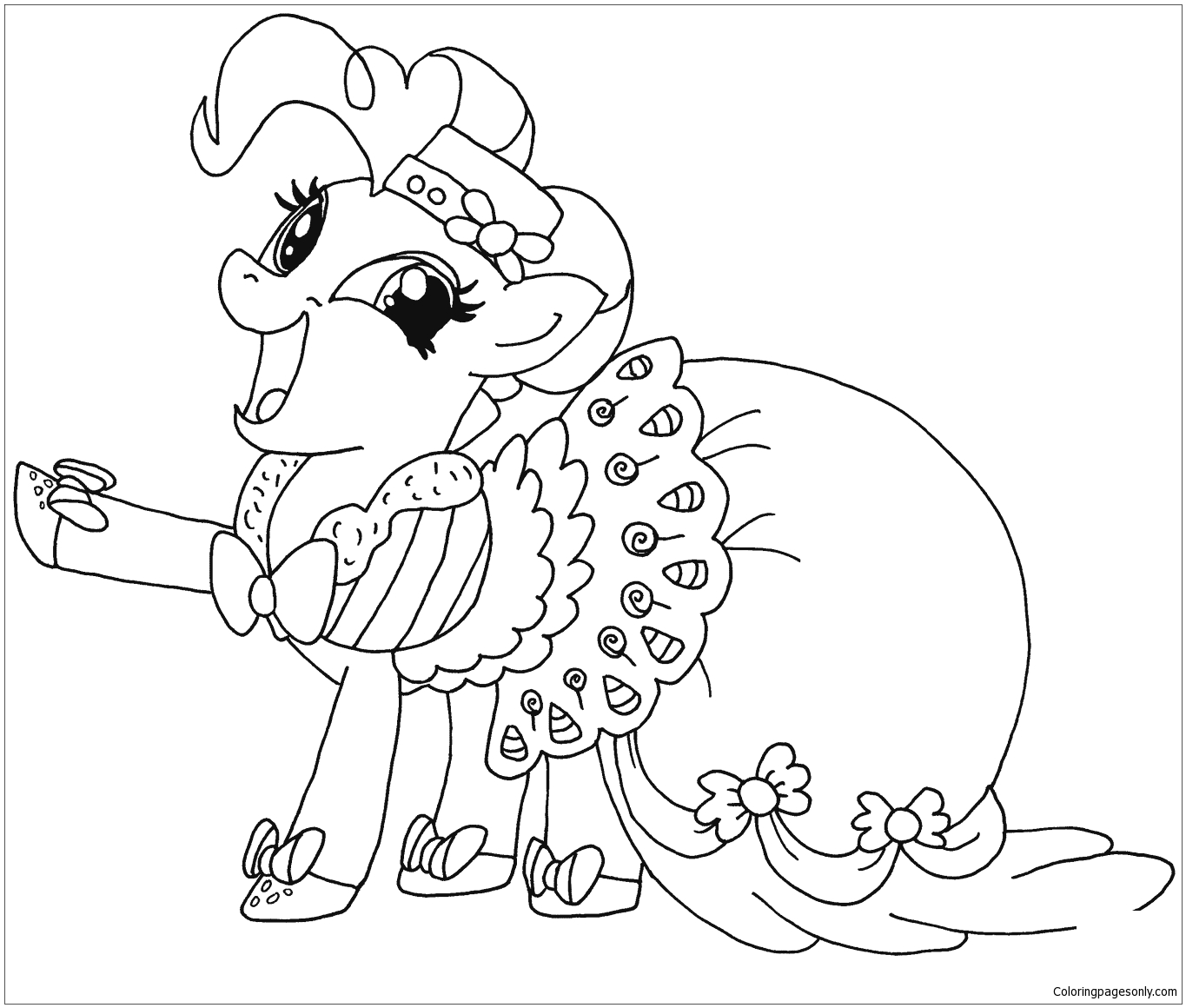 1365x1160 A Scootaloo My Little Pony Coloring Page