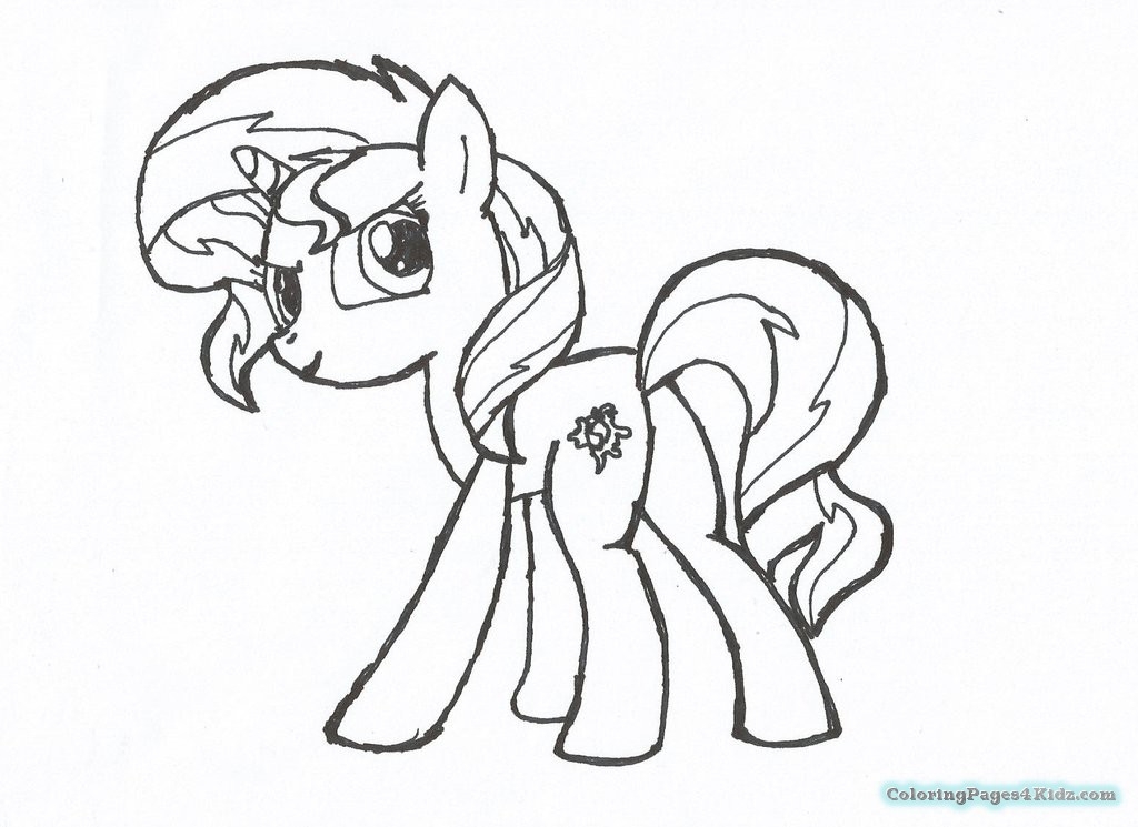 1024x745 My Little Pony Coloring Pages Sunset Shimmer My Little Pony Sunset