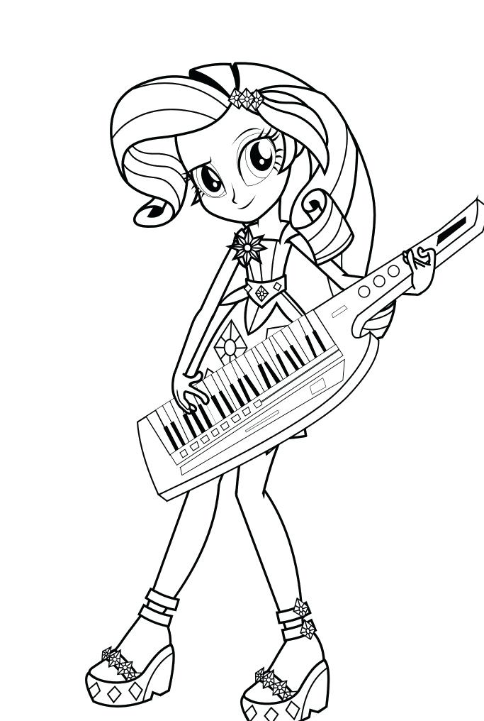 683x1016 Equestria Girl Coloring Pages My Little Pony Girls Coloring Pages