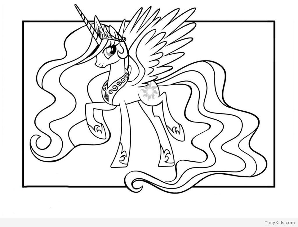 My Little Pony Unicorn Coloring Pages