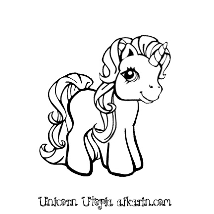 432x432 My Little Pony Unicorn Coloring Pages