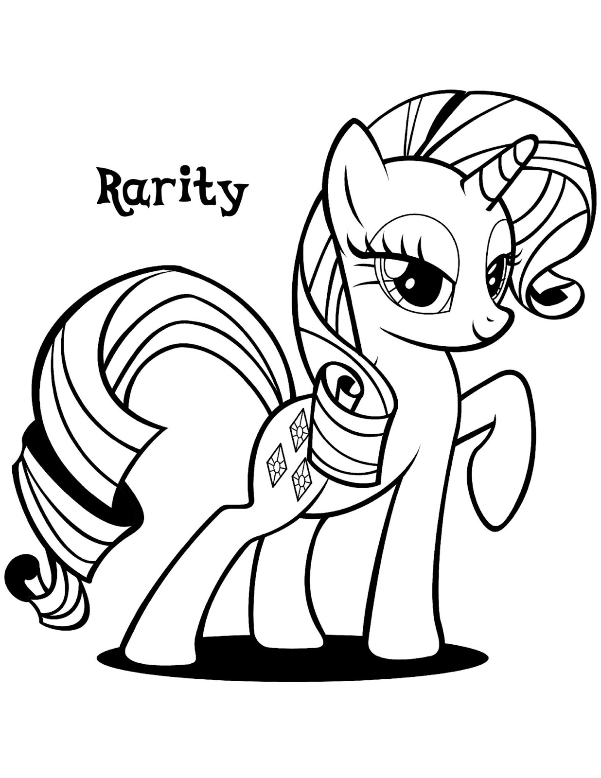 1236x1600 Kids Under 7 My Little Pony Coloring Pages