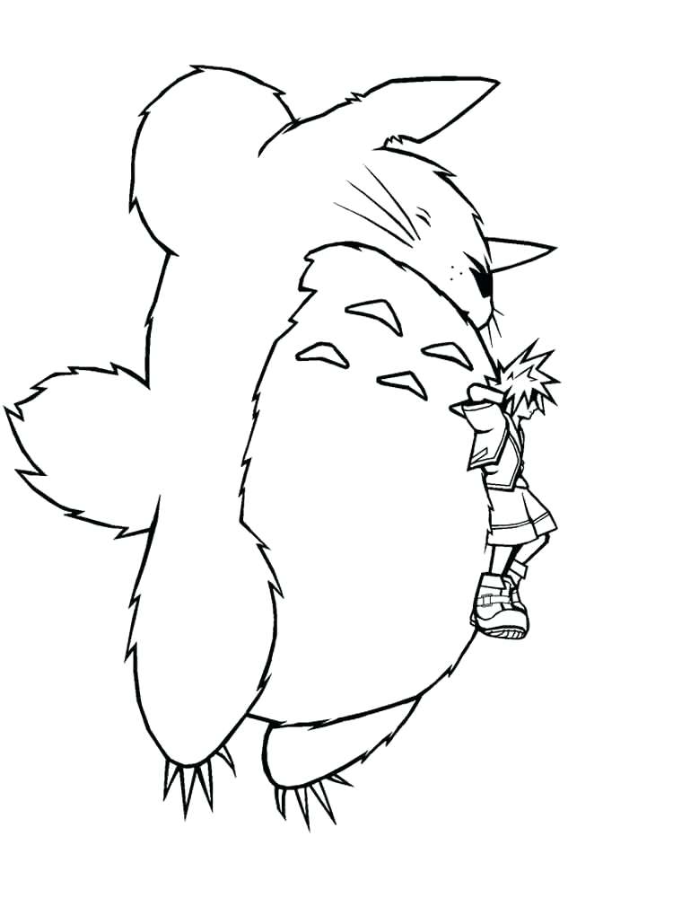 750x1000 Totoro Coloring Pages Coloring Pages My Neighbor Totoro Coloring
