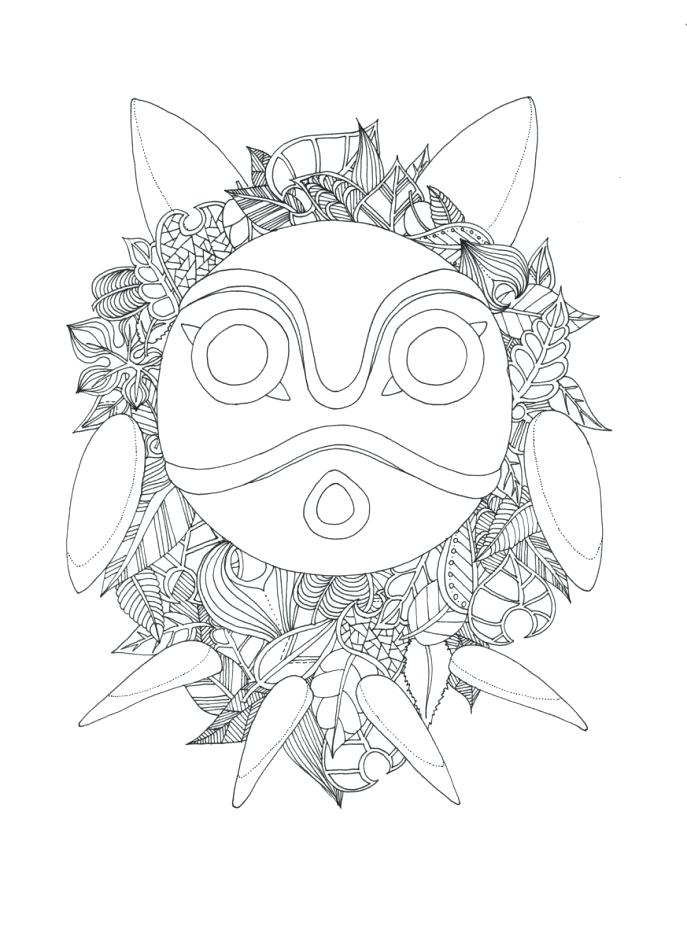 687x944 Totoro Coloring Pages My Neighbor By On My Neighbor Totoro