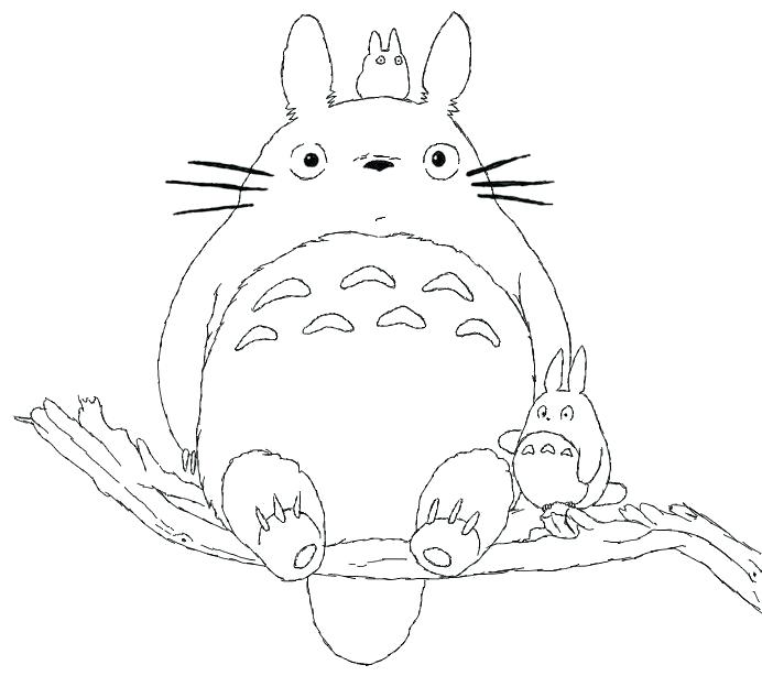 692x614 Totoro Coloring Pages Pixels My Neighbour Totoro Coloring Pages