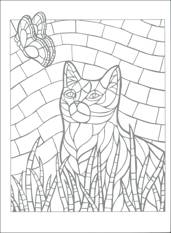 588x800 Mosaic Coloring Page Mosaic Coloring Page Coloring Pages Mosaic