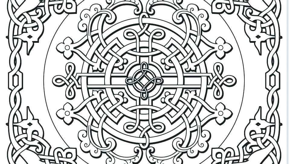 960x544 Printable Mosaic Coloring Pages Mosaic Pattern Coloring Pages