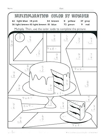350x450 Multiplication Color Pages Color By Number Winter Coloring Pages
