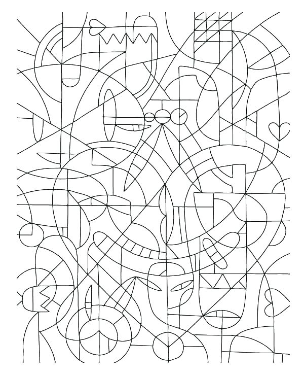 600x741 Mystery Pictures Coloring Pages Mosaic Christmas Mystery Pictures