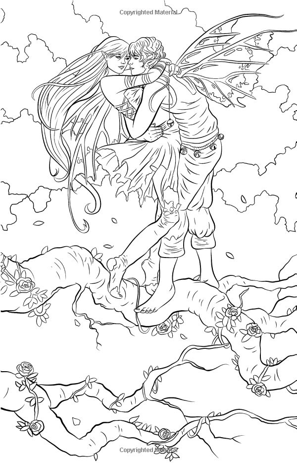 600x933 230 Best Coloring Fairies Amp Mythical Creatures Images