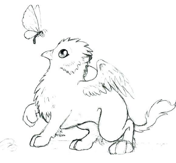 580x539 Mythical Creature Coloring Pages Mythical Creature Coloring Pages
