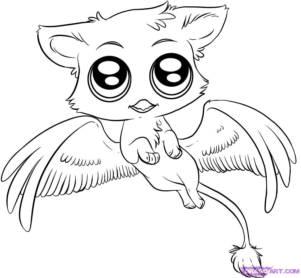 984x910 Mythical Creatures Coloring Pages Images For Easy Drawings Art
