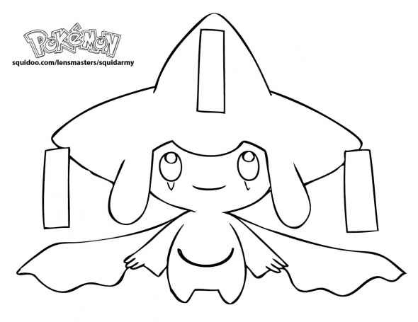 590x455 Legendary Pokemon Coloring Pages