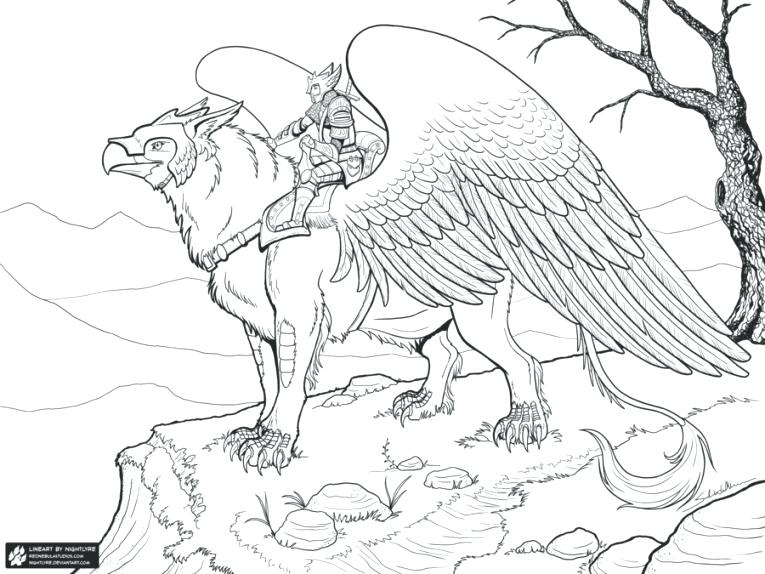 765x574 Mythical Creatures Coloring Pages Mythical Creatures Coloring