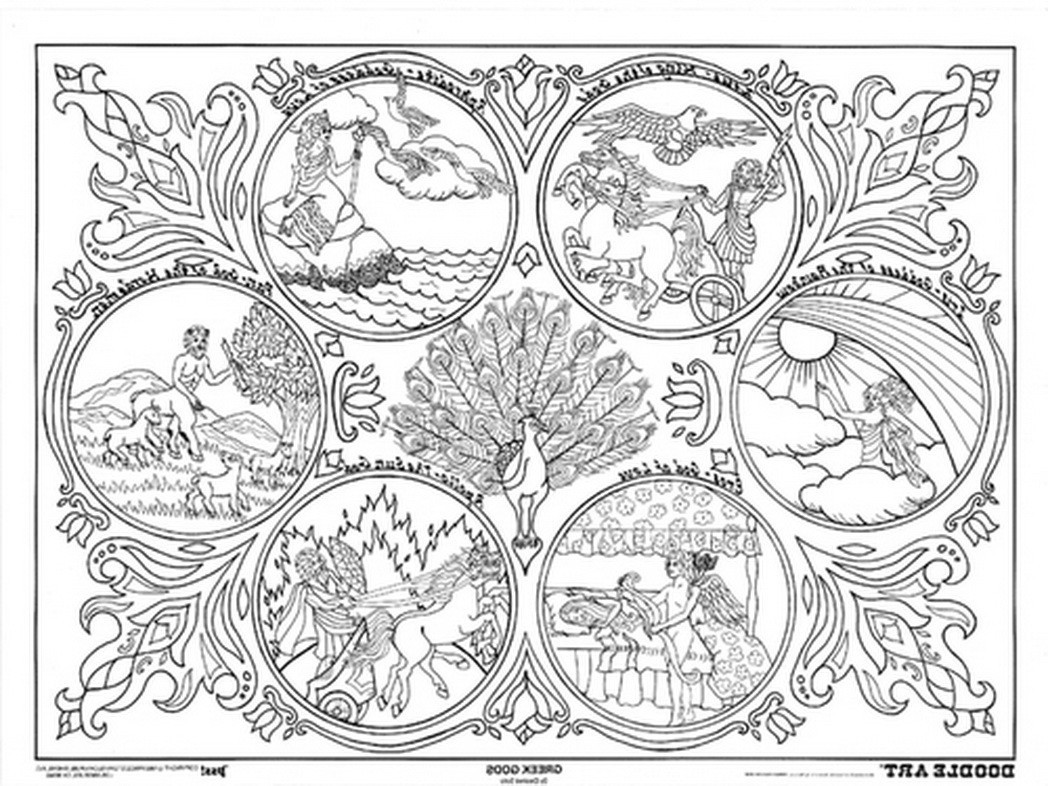 1048x786 Greek Mythology Coloring Pages Printable Fine Mythical Acpra