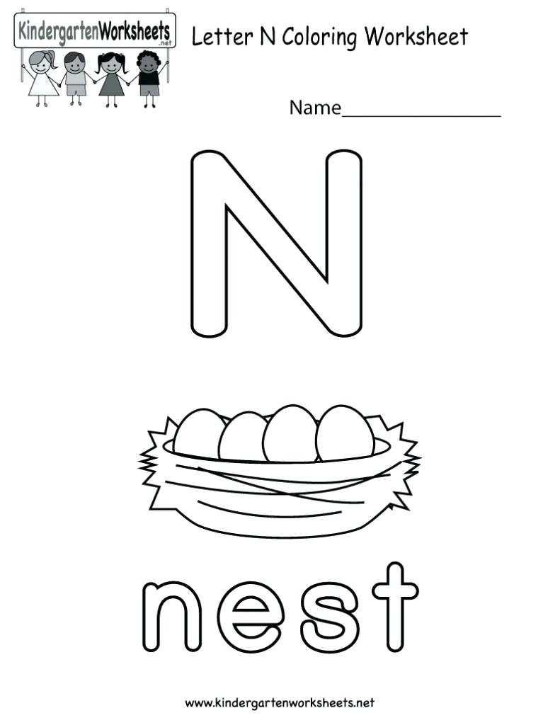 791x1024 Useful Letter N Coloring Sheet 13418 1020 1320 Tarkhis