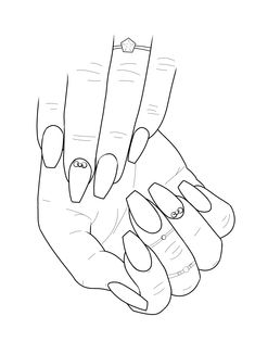 235x326 Nail Art Adult Coloring Book