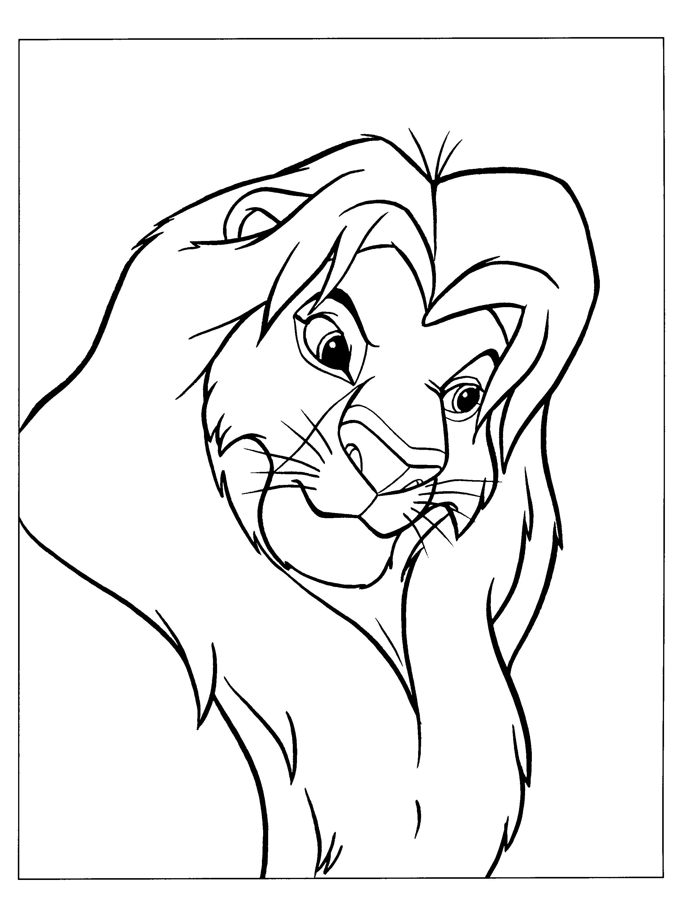 2300x3100 Surprising Simba And Nala Coloring Pages With Lion King Amazing