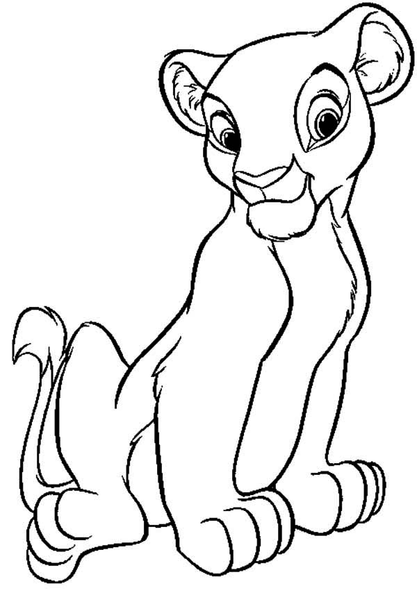 600x854 Good Looking Simba The Lion King Coloring Page