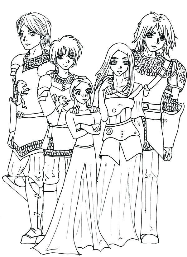 600x826 Atractivo Narnia Coloring Pages Lucy Imagen