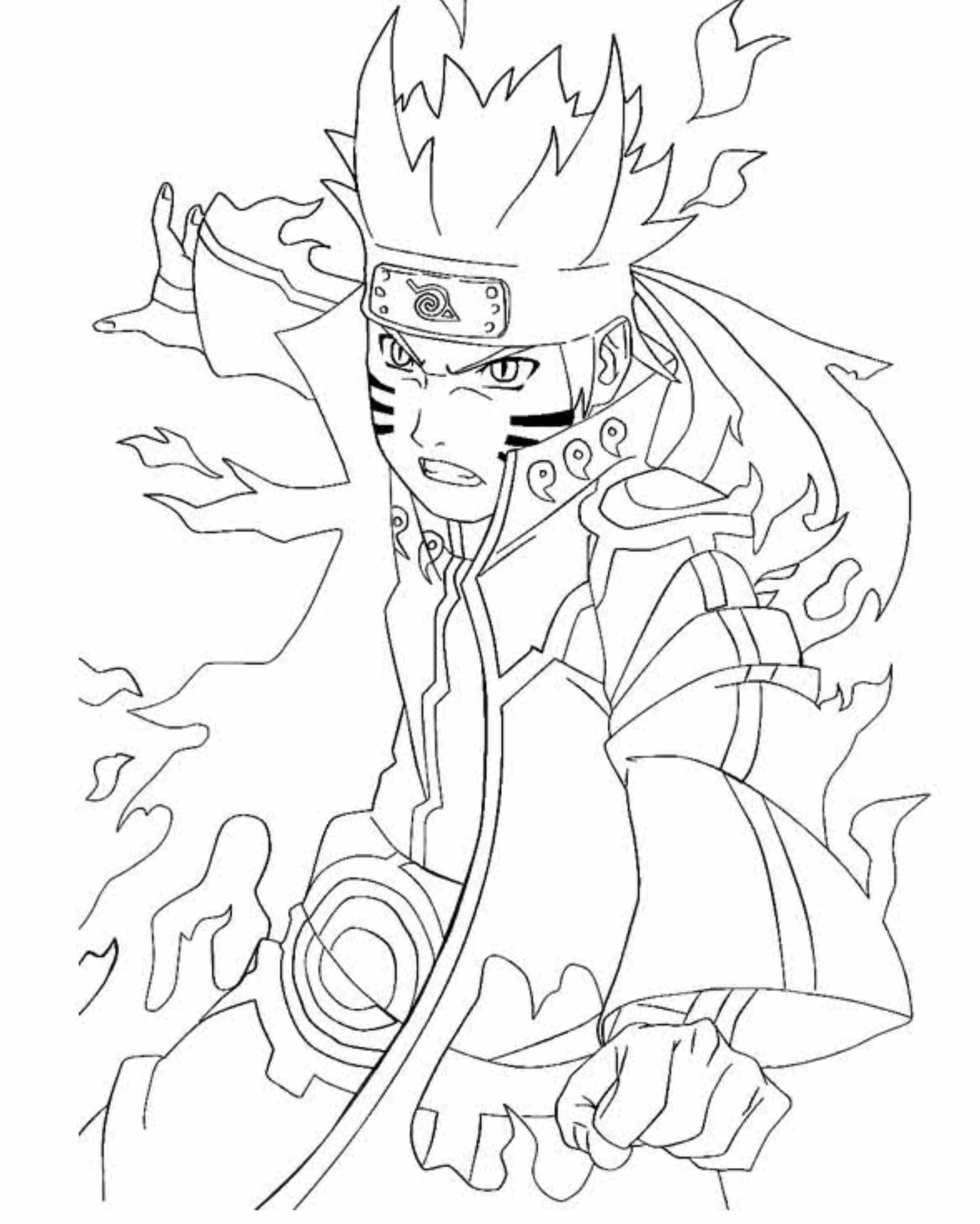 2551x3187 Naruto Coloring Pages