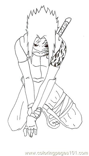 300x523 Naruto Vs Sasuke Coloring Pages By Coloring Page Naruto Vs Sasuke
