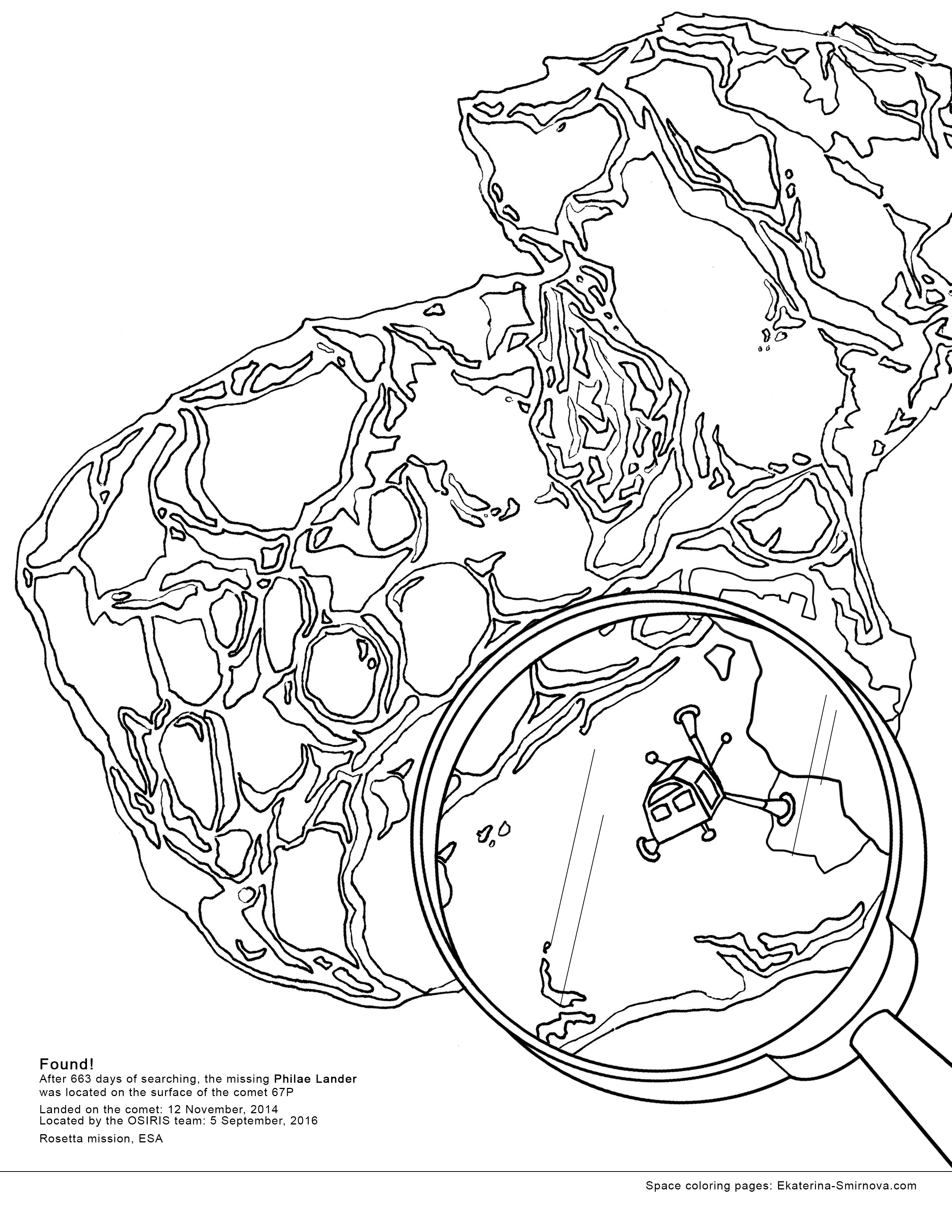 2550x3300 Coloring Book For Space Missions