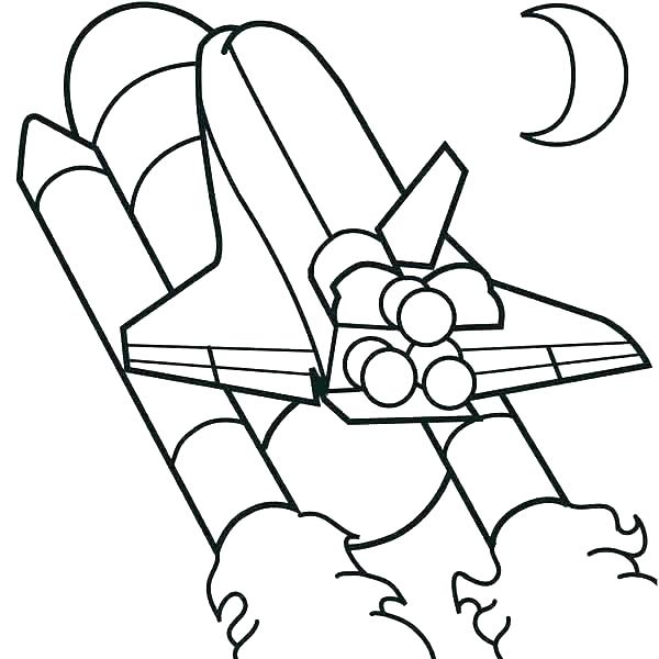 600x600 Space Shuttle Coloring Pages Outer Space Coloring Page Outer Space