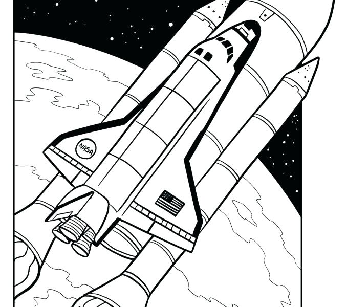 678x600 Nasa Space Shuttle Coloring Pages Coloring Collection