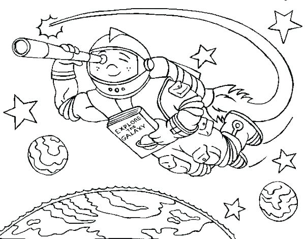 600x470 Rocket Coloring Pages