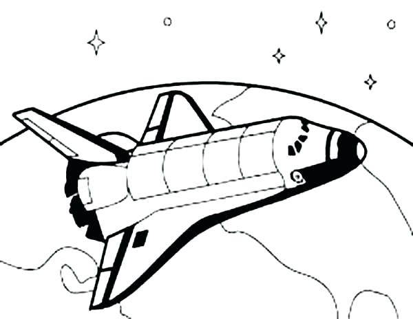 600x464 Good Space Shuttle Coloring Pages 73 With Additional Picture