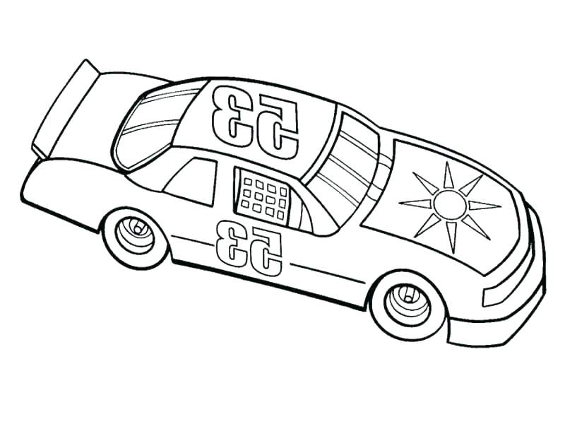 800x600 Coloring Page Pages X Nascar N