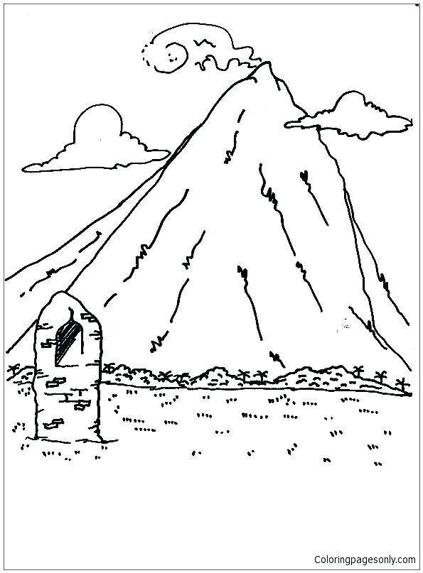 595x807 Mountains Coloring Page Coloring Pages Mountains High Mountains