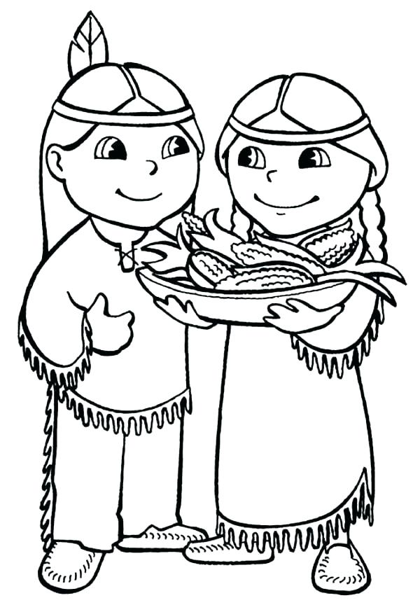 600x864 Native American Coloring Pages Printable