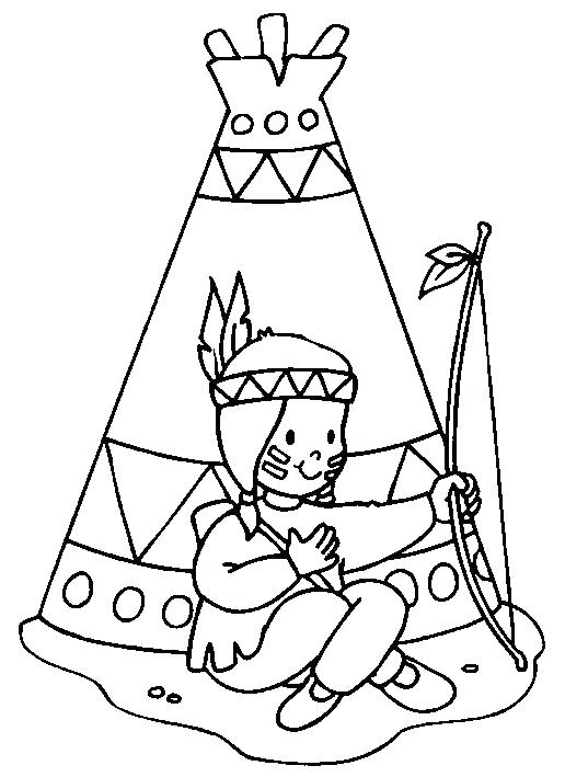 516x709 Native American Coloring Pages Printable Popular Native American
