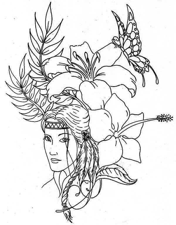 600x768 American Girl Coloring Pages Grace Unique Native American Coloring