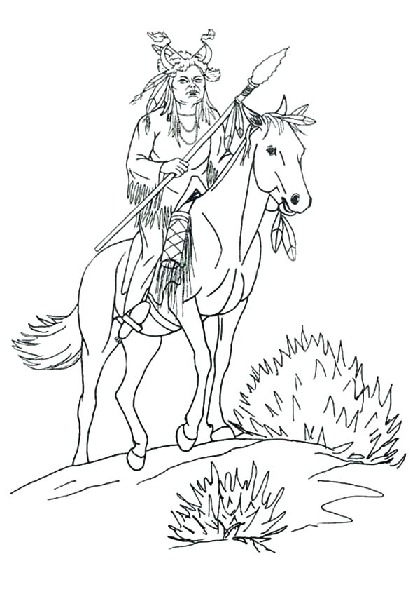 600x847 Native Coloring Sheets Native Coloring Pages For Boys Native
