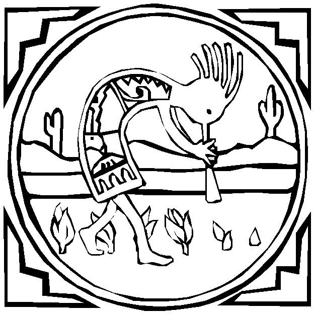 Native American Design Coloring Pages