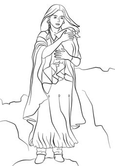 236x340 Coloring Pages Indian Women Coloring Page For Kids Shows