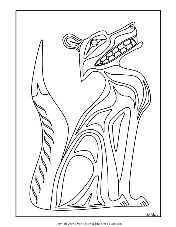 580x751 Native American Coloring Pages