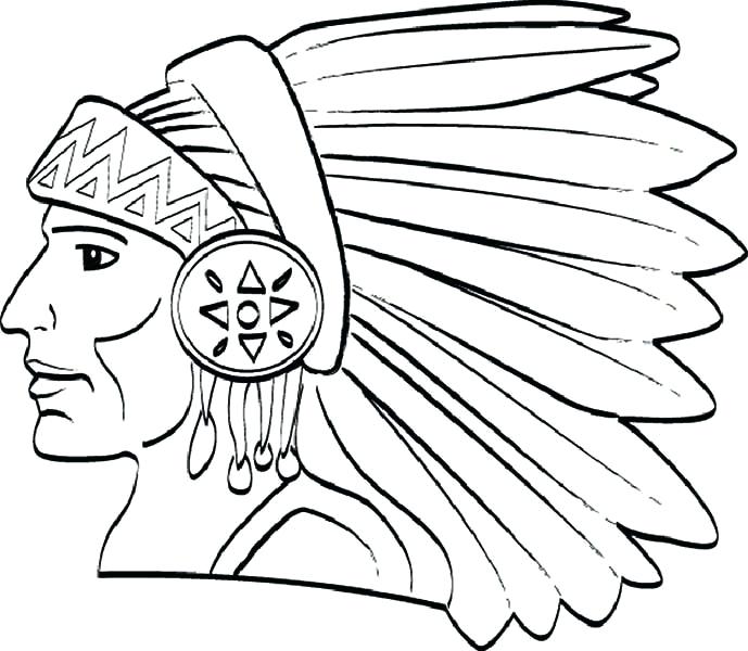 689x600 Native American Coloring Pages Printable Native Coloring Pages