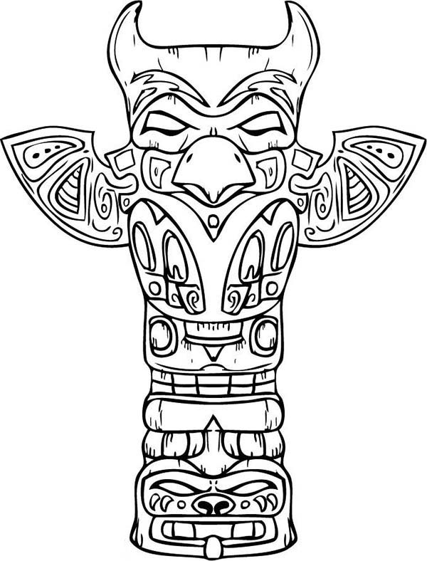 600x788 Amazing Sculptures Of Native American Totem For Native American