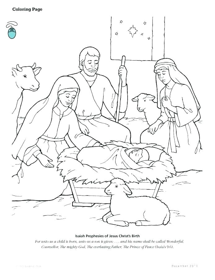 694x902 Precious Moments Nativity Scene Coloring Pages Free As Well As